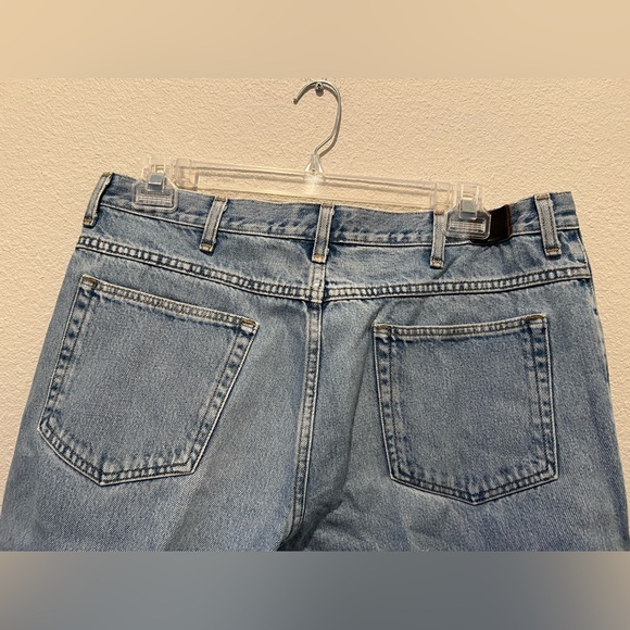 L.L. Bean Men’s Relaxed Fit Jeans Light Wash Blue  Denim Straight Leg Size 38x34 - Picture 6 of 8